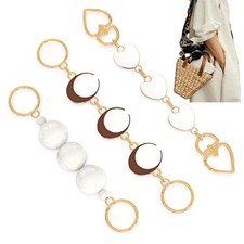 3Pcs Purse Extender Chains Gold Bag Charms for Handbags, Stylish Purse S