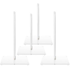 4 Pcs Acrylic Donut Stands Clear Display Tower Bagels Dessert Holders