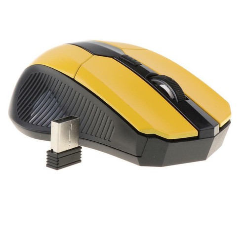 Ergonomische Drahtlose Mobile Optische Mäuse mit USB Empfänger 1600 DPI Maus - Photo 2/10