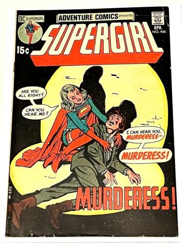 ADVENTURE COMICS 396 405 411 SUPERGIRL 15c EARLY BRONZE AGE LOT 1970 - Picture 4 of 7