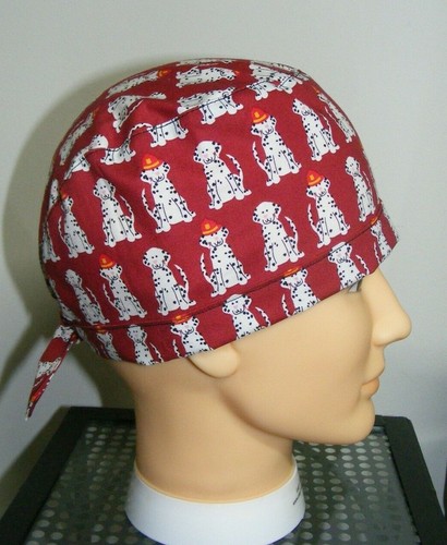 Dog Lovers Scrub Hat/Cap Doctor Nurse Veterinarian Head Cover Print Handmade - Picture 5 of 6