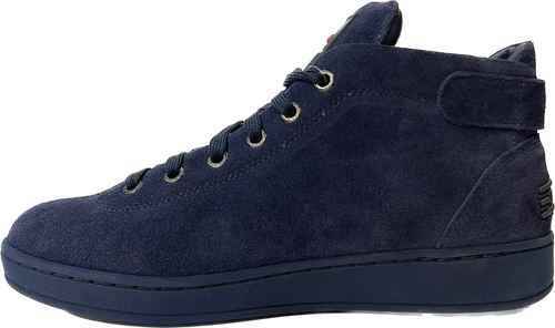 TRAVEL FOX Herren Malibu marineblau Wildleder Runde Zehenpartie Schnürung Mid-Top 915601-247 - Bild 3 von 5