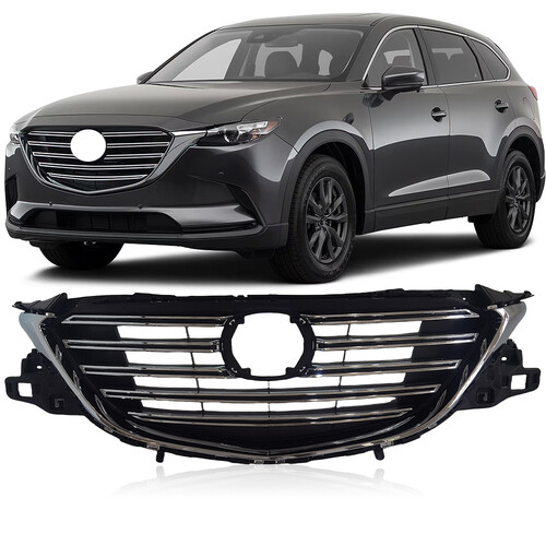 For Mazda CX-9 2016-2021 Front Bumper Grille Radiator Assembly
