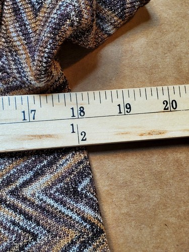 Apt. 9 Womens Cardigan Sweater Small Black Brown Gold Shimmer Flowy Open Front - Picture 8 of 9