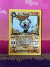 Pokemon Karte Dunkles Machoke Team Rocket 1. Edition Uncommon 40/82 Near Mint