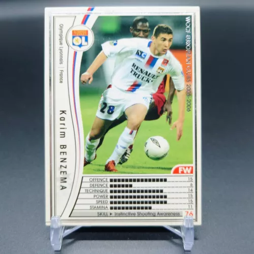 Panini WCCF 2005-2006 Karim Benzema Lyonnais Real Madrid RC Rookie card