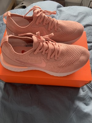 nike epic react flyknit rust pink