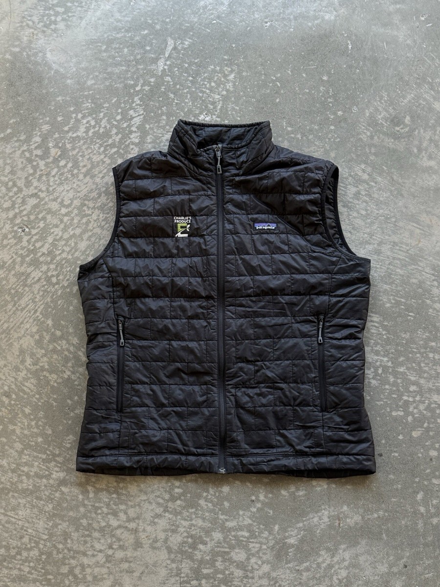 Patagonia Men's Nano Puff Primaloft Insulated Black Puffer Vest