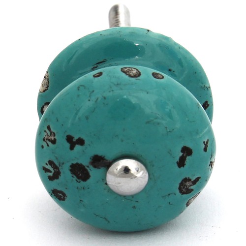 Small chic cupboard door knobs handles drawer pulls. Ceramic knobs and glass - Picture 41 of 109
