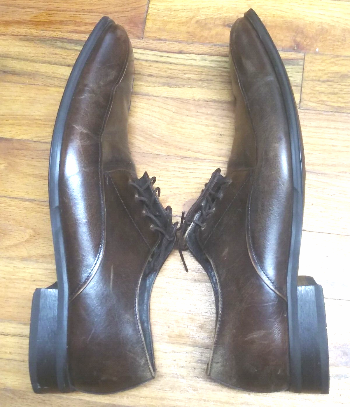 SAOLA Scarpe eleganti uomo Stafford Braedon pelle marrone Oxford 12M 19963 8 fatte a mano