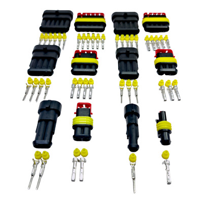 Superseal Verkabelung 0,5-1,5 mm Stecker wasserdicht 1 2 3 4 5 & 6-fach 12/24 V