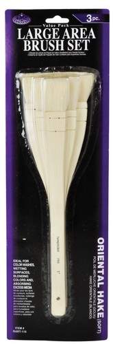 3er SET KÜNSTLERPINSEL PINSEL 1" 2" 3" WASCHLACK GROSSFLÄCHIG WEICH STEIF - Bild 8 von 21