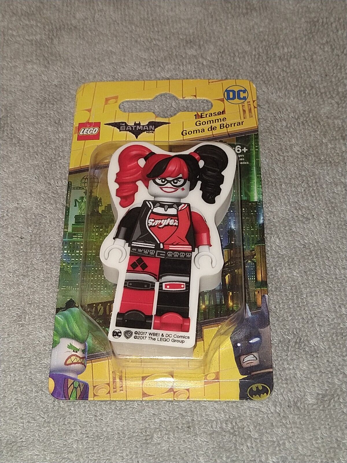 Lego Batman HARLEY QUINN Eraser, BRAND NEW