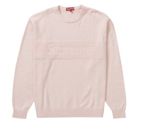 Supreme Ribbed Small Box Raglan Polo Sweater Pink Size Supreme Ribbed Small Box Raglan Polo Sweater Pink Size
