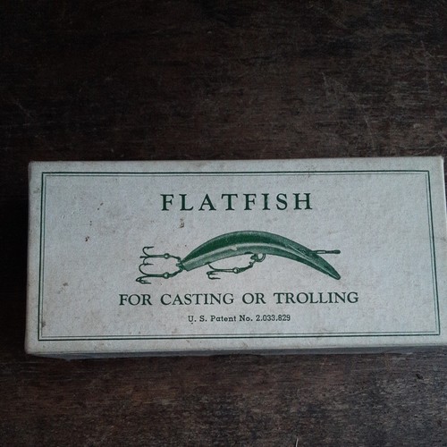 Vintage Fishing Lure Flatfish Lure for Casting or Trolling Helin Tackle Co. - Picture 2 of 18