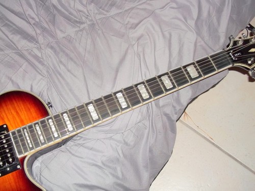 Hagstrom Ultra Max Golden Eagle Burst seymour duncans gator case damaged - Foto 3 di 10