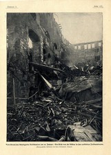 Der Brand des Hoftheathers in Stuttgart am 20.Januar Löscharbeiten... v.1901