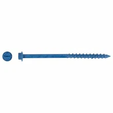 Concrete HEX Head 1/4 x 5" Masonry screw / Anchor Screw, Blue, Tapcon (500)