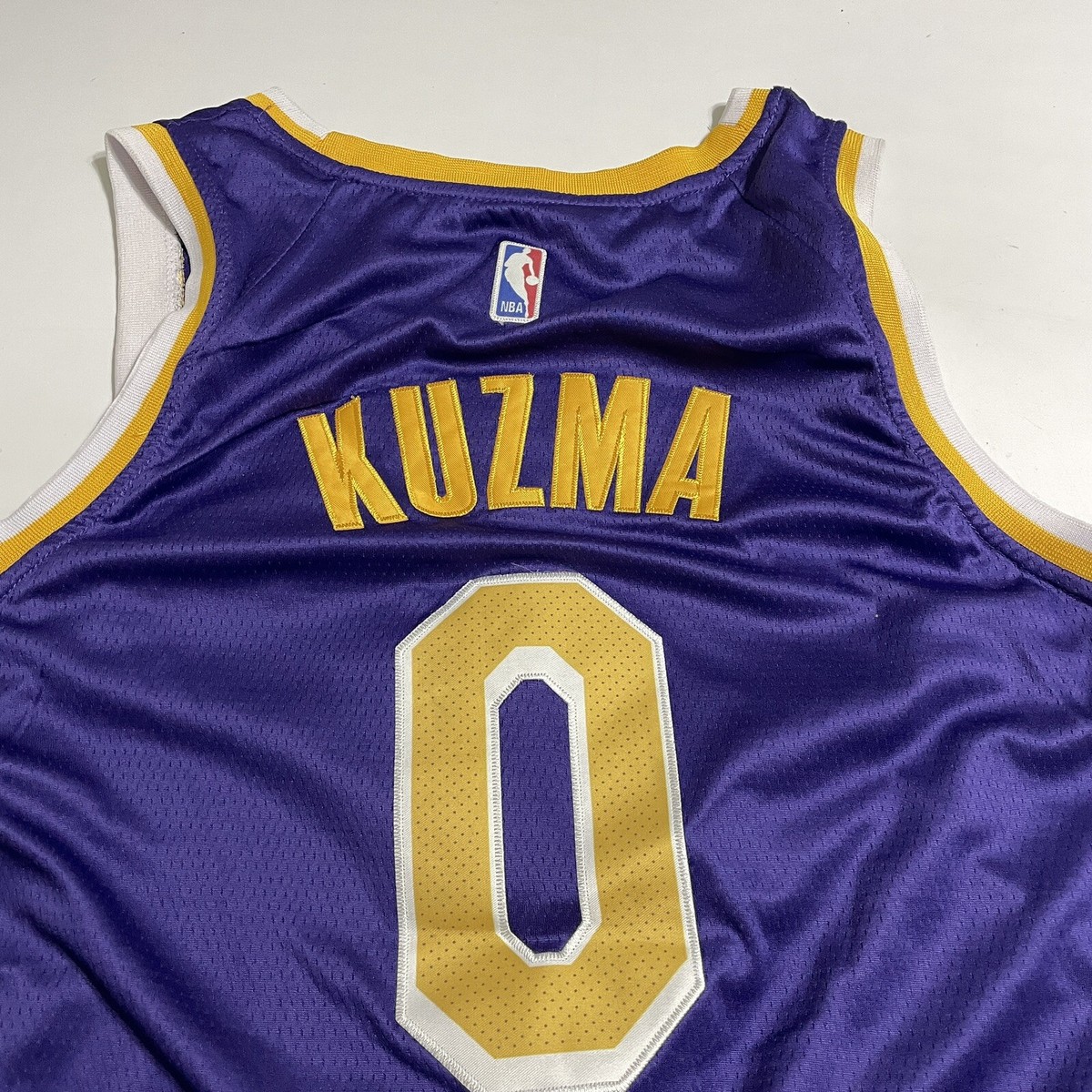 Los Angeles Lakers Jersey Mens 50 Swingman Nike Purple NBA #0 Kyle