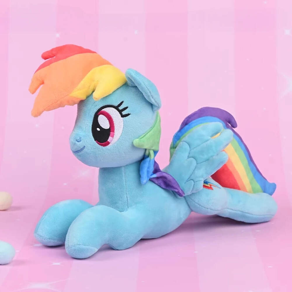 NEW My Little Pony MLP Lying Down Plush Reesee AUTHENTIC Rainbow