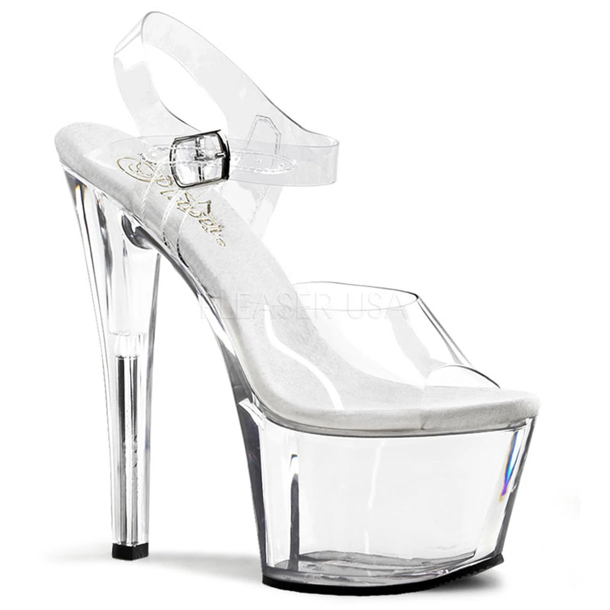 Glitter Clear Heels for Women for sale | eBay