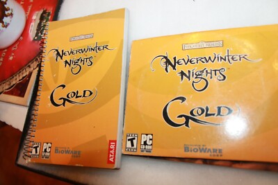Atari BioWare Neverwinter Nights Gold RP Game Windows PC CD-ROM w/ Manual 2003