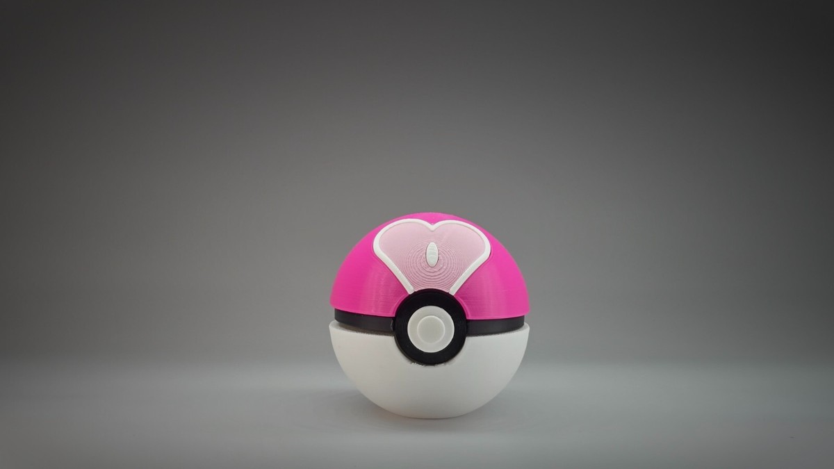 Love Ball | Classic 3D Printed Pokéball | Generation II | eBay