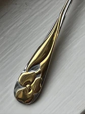 Yamazaki ADENA GOLD ACCENT Stainless 18/8 Glossy Silverware YOUR CHOICE Flatware