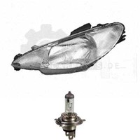 Scheinwerfer Links FüR Peugeot 206 CC 2D 1.6 16V 2.0 S16 2A/C 1.4I 1.1I 2E/K