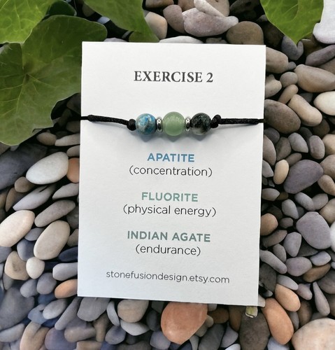 Health Crystal Corded Bracelet, Friendship Bracelet, Healing, Adjustable - Picture 21 of 21