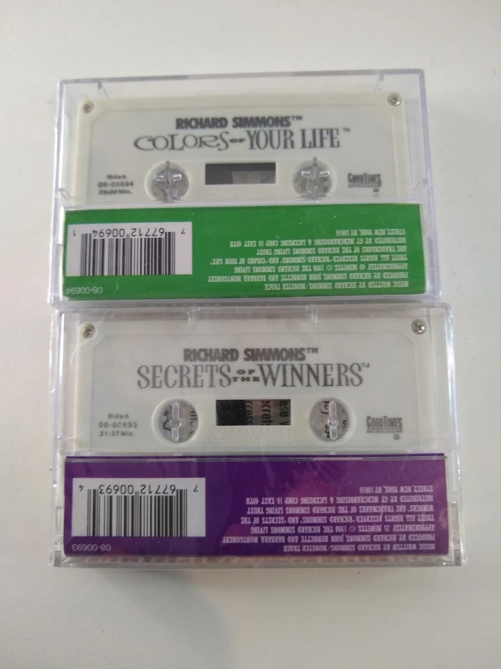 Richard Simmons Colors of Your Life, Secrets Of The Winners Health Cassettes - Image 2 of 3