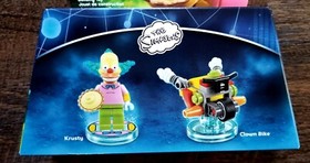 LEGO Dimensions 71227 The Simpsons Krusty The Clown & Bike Fun Pack Building Toy