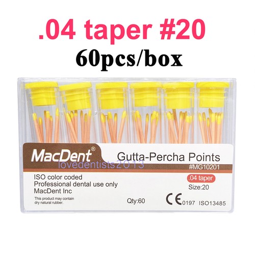MacDent Dental Endodontic Gutta Percha / Absorbent Paper Points Tips Obturating - Picture 47 of 52