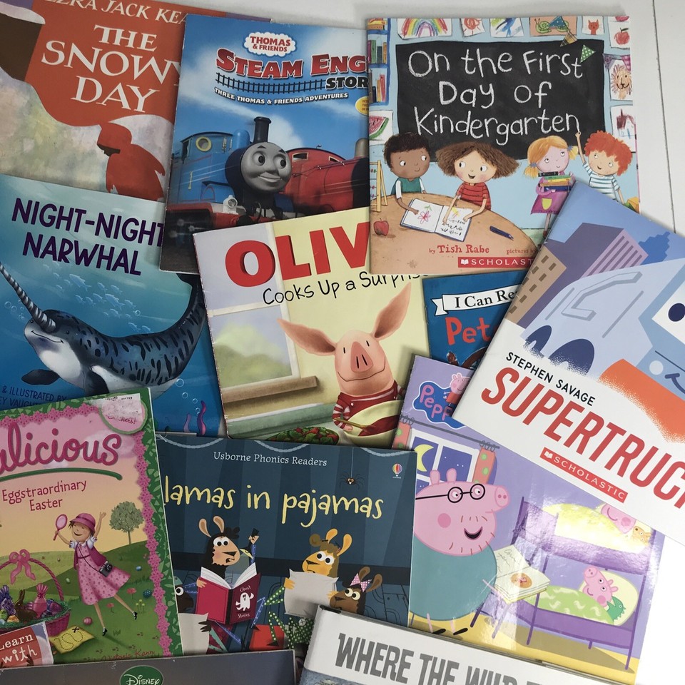 Random Lot of 20 - Books for Children's/ Kids/ Toddler Babies/Preschool ...