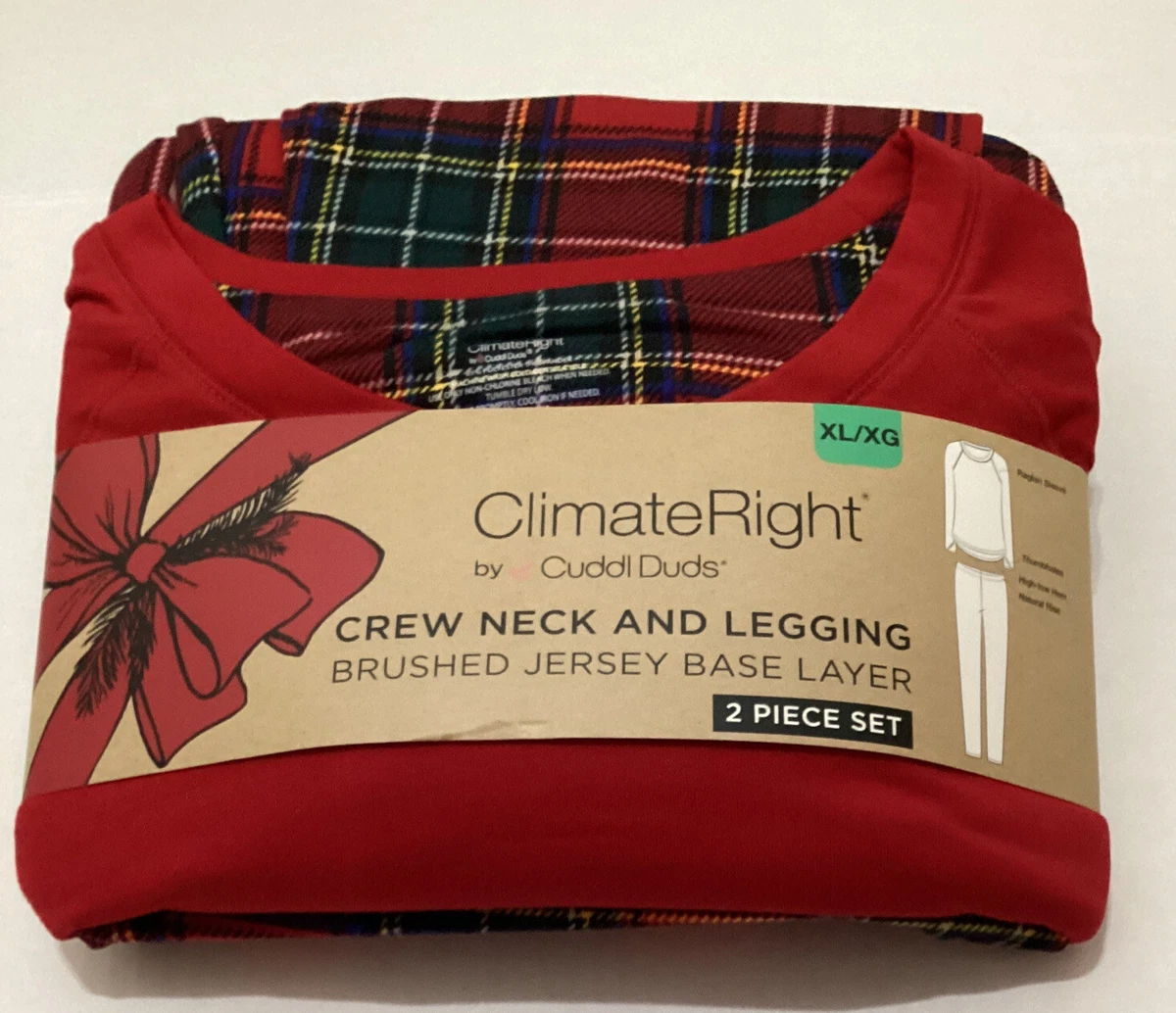 Climateright by cuddl duds crew neck and legging outlet