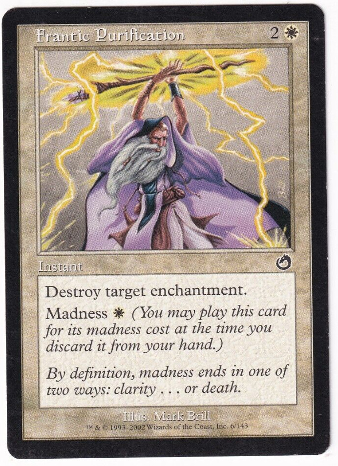 Frantic Purification Torment #6 Magic The Gathering 2002 MTG Single