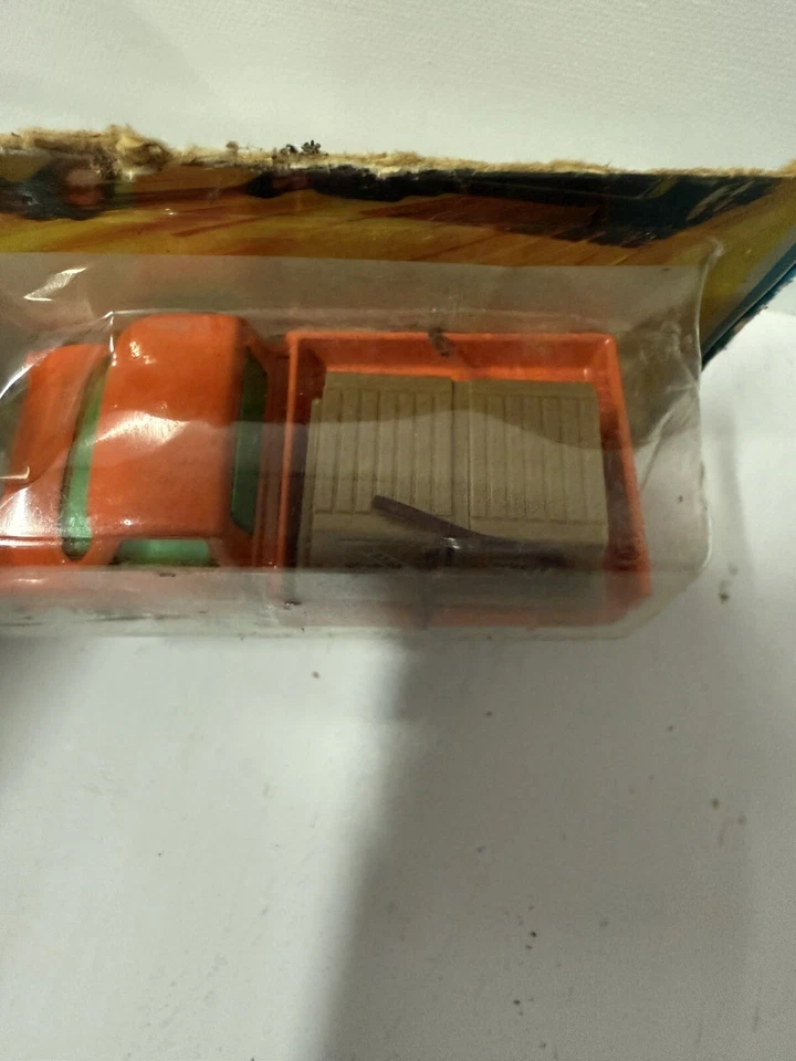 De colección Matchbox Superfast No.66 Naranja Ford Transit 1977 ¡¡con contenedores!!! Foto 3 de 4