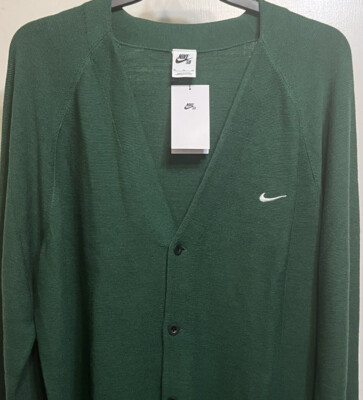 Nike SB Skate Cardigan Gorge Green DQ6306-341 Unisex Size M for