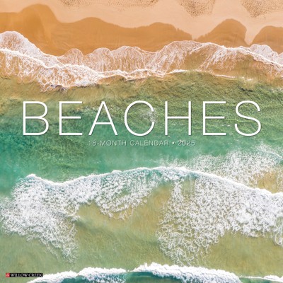 Beaches 2025 12'' x 12'' Wall Calendar (free shipping)