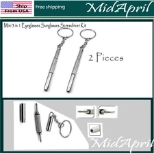 Mini 3 in 1 Eyeglasses Sunglasses Screwdriver Kit / Screw Driver