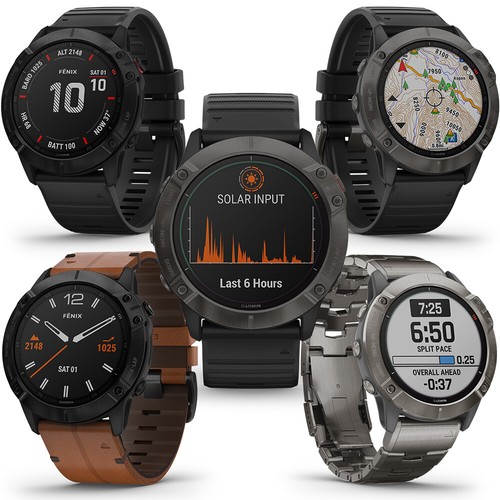 Garmin fenix 6X Multisport GPS Watch | Wifi, Maps, Pulse Ox | BRAND NEW |  eBay