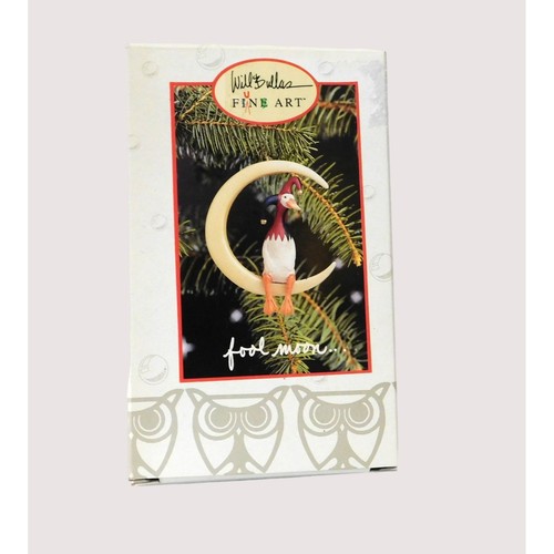 Greenwich Workshop Will Bullas Fine Art Fool Moon Duck Holiday Ornament - Picture 6 of 8