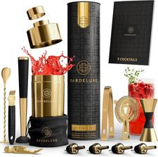 ® Set Da Cocktail Da 12 Pezzi, Set Da Barista, Mixer Da Cocktail, in Acciaio Ino