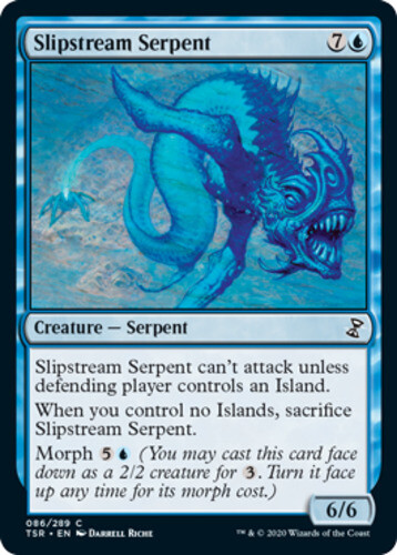 Serpiente De La Estela (Slipstream Serpent) · Time Spiral (TSP) #77 · Magic: The Gathering Search