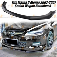 For Mazda 6 2002-2007 Front Lip Splitter Bumper Under Panel Diffuser Kits Black
