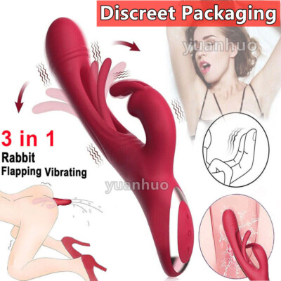 3in1-Patting-Rabbit-Vibrator-Licking-Massager-for-Women-Adult-Gift-use Lubricant
