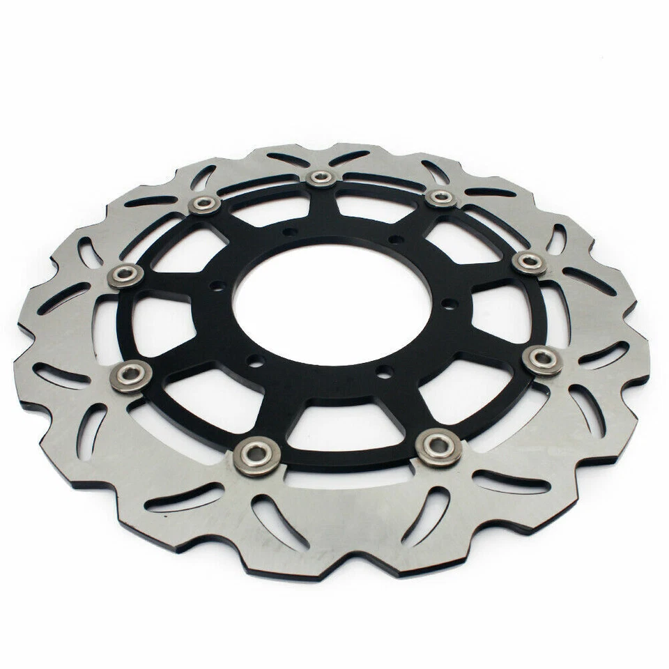 2 rotores de disco de freno delanteros para Suzuki GSXR1000R 2017-2025 GSXR 1000R ABS negro Foto 4 de 4