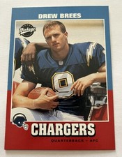 2001 UPPER DECK VINTAGE #251, DREW BREES RC, CHARGERS/SAINTS