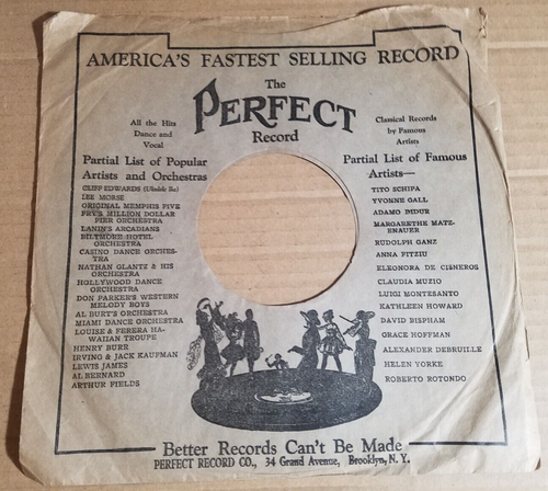 2 - 10" Perfect Paper Sleeves 1920s VG to G+ ish, see photos + description - Picture 8 of 9