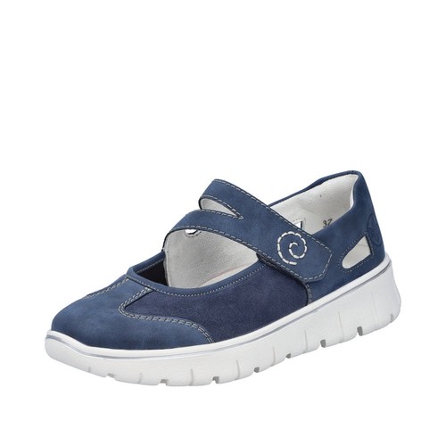 Rieker Mujer Mocasines Ancho H Cierre Ligero Relleno Suelto Suela Eva N1350 - Imagen 2 de 8
